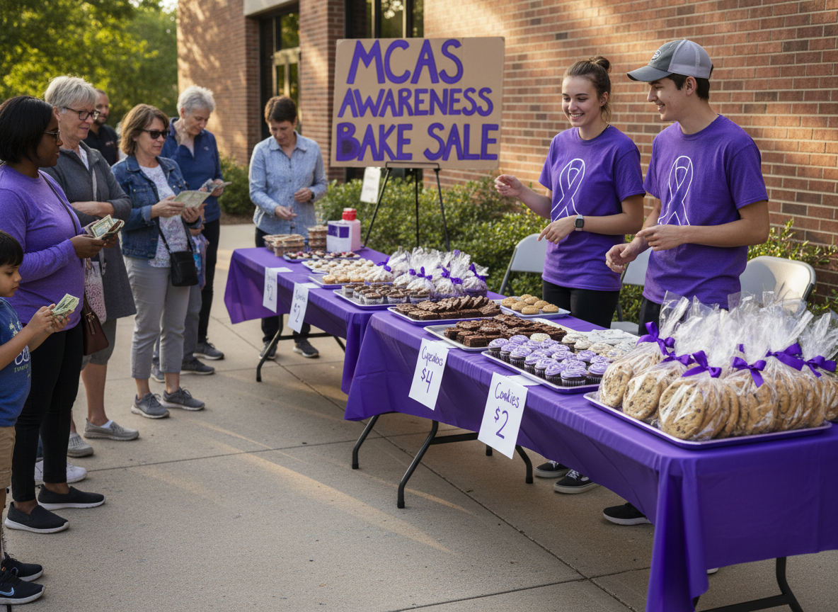 MCAS Awareness Bake Sale Fundraiser